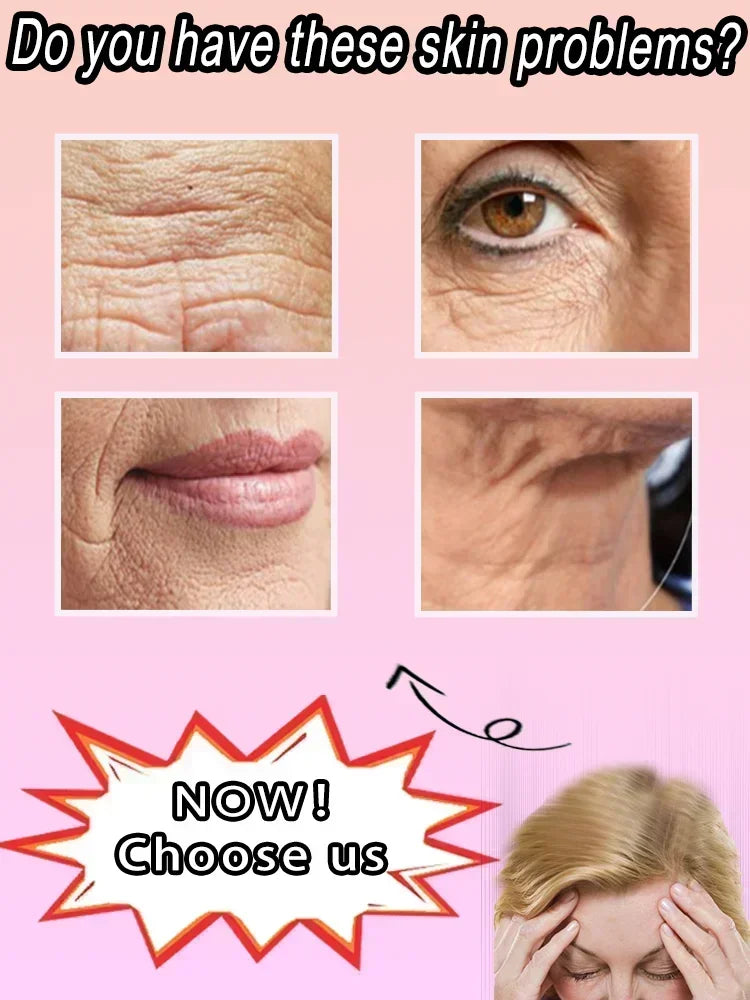 Instant Anti Wrinkle Aging Effect Remove Facial Wrinkles Serum To Fine Lines Around The Eyes Crow's Feet Neck Wrinkle Serum