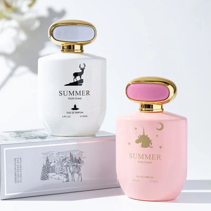 100ML Perfumes De Mujer Perfumes Árabes Originales Fresh Citrus Floral Scent Eau De Toilette with A Long-lasting Fragrance