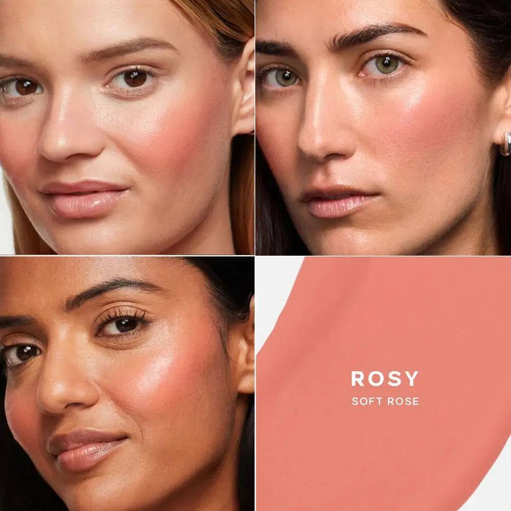 Saie Liquid Blush Quick-drying Non-sticky Lightweight Moisturizing Natural Soft Texture Creates 3-dimensional Makeup Face Makeup