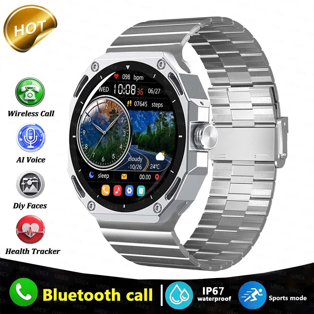 New Smartwatch Plus Women AMOLED HD Screen Global Version Always On Display Bluetooth Call Smart Men Watch For Android Ios 2025