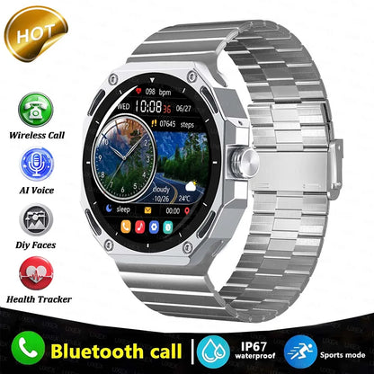 New Smartwatch Plus Women AMOLED HD Screen Global Version Always On Display Bluetooth Call Smart Men Watch For Android Ios 2025