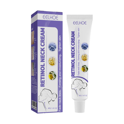 EELHOE Retinol Neck Cream Fades Neck Lines Moisturizes Tightens Neck Balanced Skin Neck Massage Cream Versatile Adaptability
