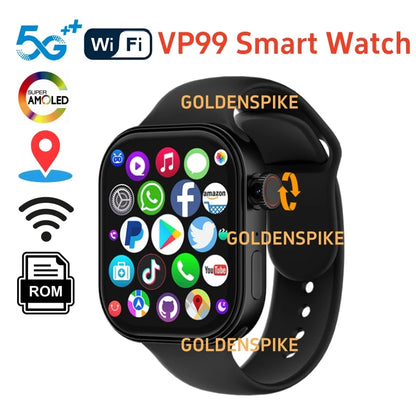 HOT VP99 Smart Watch Android OS 4G/5G LTE 2.29 Inch AMOLED GPS WIFI S10 MAX 1380mAh Big Battery Smartwatch For Men Women