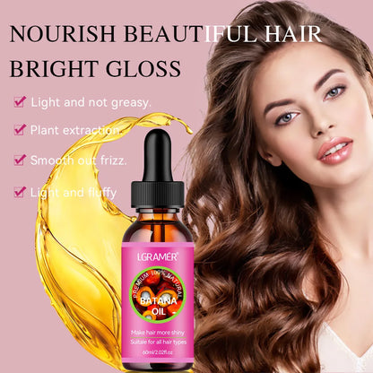 100% Pure Organic Hair Mask Batana Oil Hair Growth Oil Natural Treatment Nourish Reduce Hair Loss Anti-Breakage Hair Products