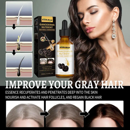 1/3/5/10pcs Gray Hair Treatment Serum White To Black Repair 100%Natural Color Black Rice Nourish Spray Anti Loss Hair High