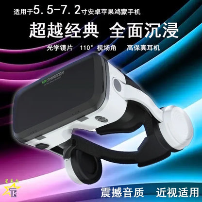 VR Shinecon Virtual Reality Casque Helmet 3D Glasses For Smartphone Smart Phone Headset Goggles Binoculars Video Game Wirth Lens