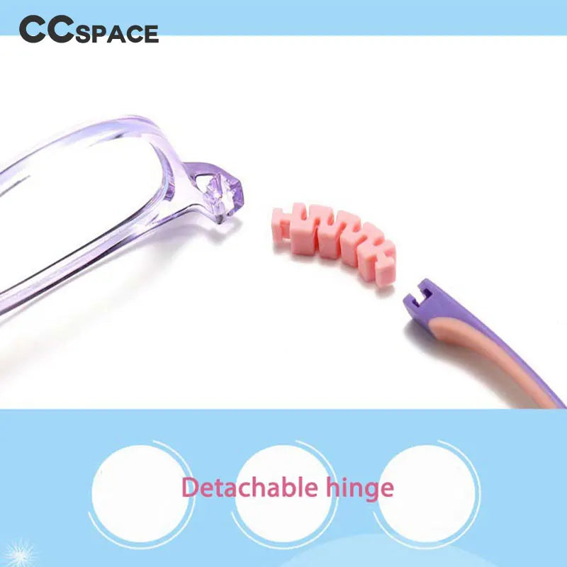 54905 Children Silicone Anti-Blue Light Glasses Flexible Removable Sport Eyeglasses Frame Girls Boys Mobile Phone Glasses