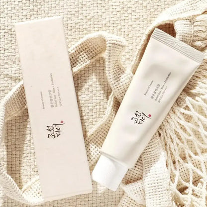 2pcs SPF50+ Sunscreen Korean Rice Probiotic Solar Blocker Skin Whitening Cream Anti UV Sun Block Hydrating Sun Lotion