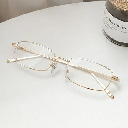 New Fashion Small Rectangle Sunglasses Men Women Vintage Square Driving Sun Glasses Luxury Brand Metal Frame Eyewear 선글라스