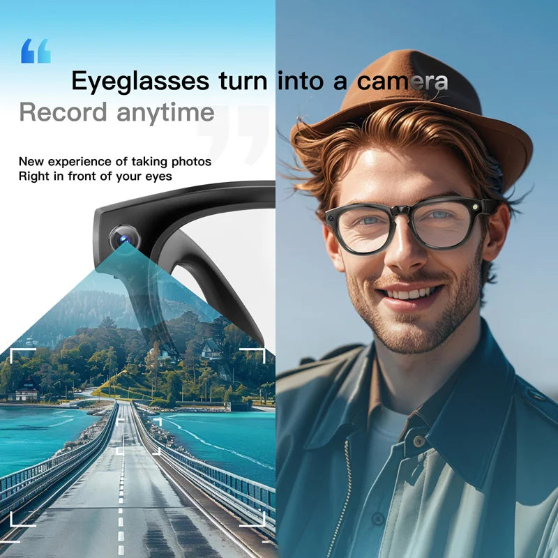 Xiaomi Smart Glasses Mini Camera 200W Pixel for Photography Video Recording Bluetooth Music Playing Gradient Sunglasses