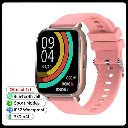 New SmartWatch 1.77" Big Color Screen Full Touch Custom Dial Smart Watch Bluetooth Call with App Support Smart Watch Women Men