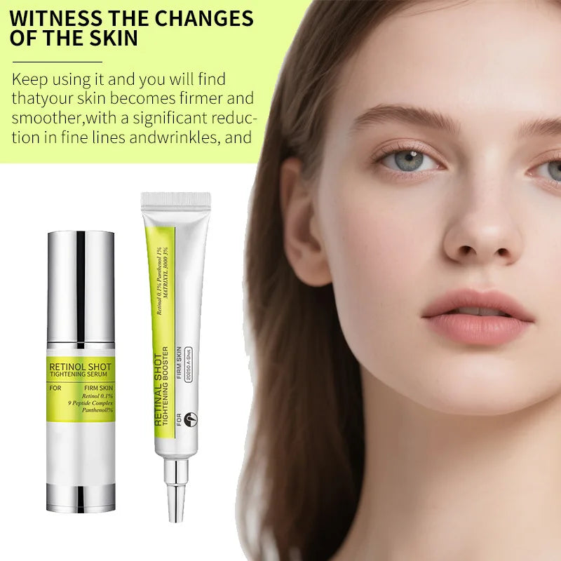 Vita A Retinol Shot Retinol Eye Cream Firms and Moisturizes, Shrinks Pores, and Lightens Dark Circles, Essence Korean Skincare