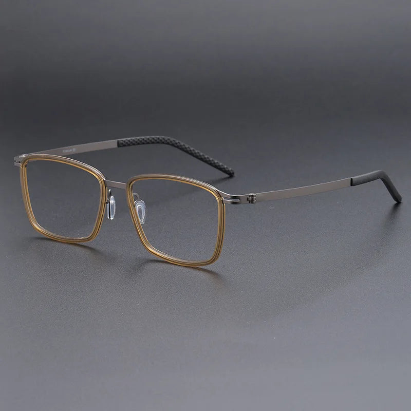 Linde Replica Classic Circular Frame Eyeglasses Prescription Titanium Alloy Eyewear Comfortable Reading Myopia Glasses 698009