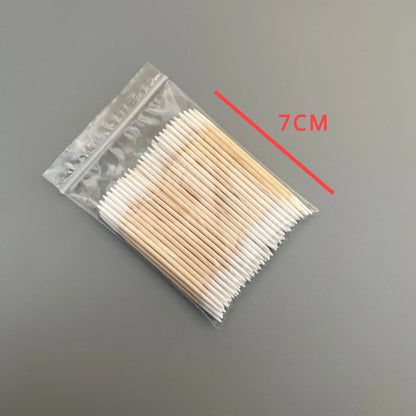 100-500Pcs Nails Wood Cotton Swab Clean Sticks Bud Tip Wooden Cotton Head Manicure Detail Corrector Nail Polish Remover Art Tool
