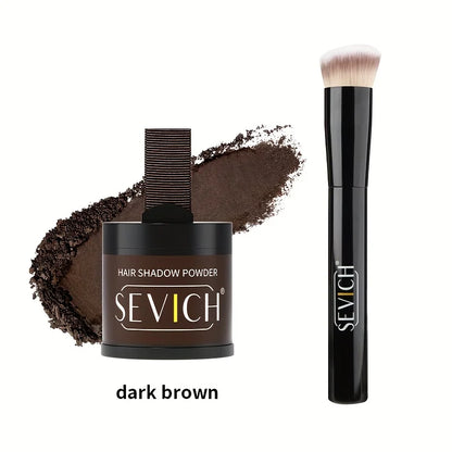 Hairline Powder With Brush Instant Black Root Cover Up Waterproof Hairline Shadow Powder Hair Concealer Coverage Eyebrow Powder