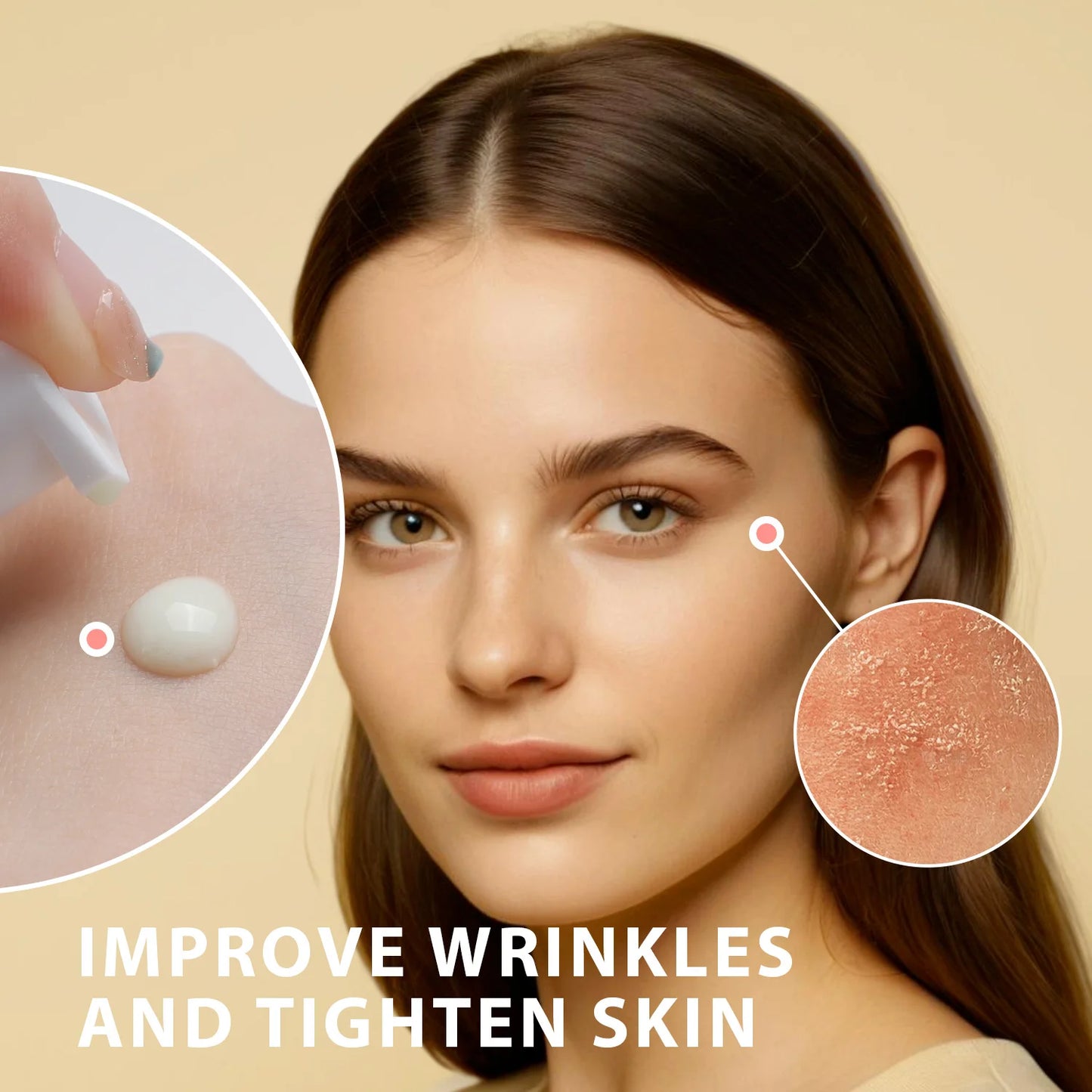 30ML Retinol Ginseng Serum Smooths Fine Lines & Wrinkles Brightens Skin Tone Deeply Moisturizes Retinol Ginseng Serum Skin Care