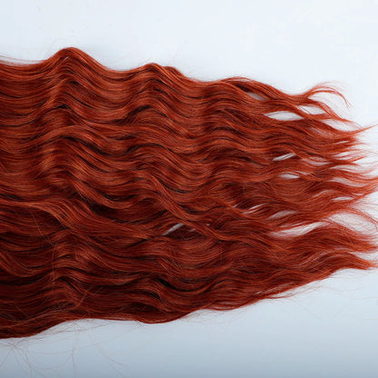 24Inches Pink Water Deep Wave Crochet Braiding 300g Ombre Brown White Synthetic Hair Extension Body Wavy Braids Hair Blond Twist