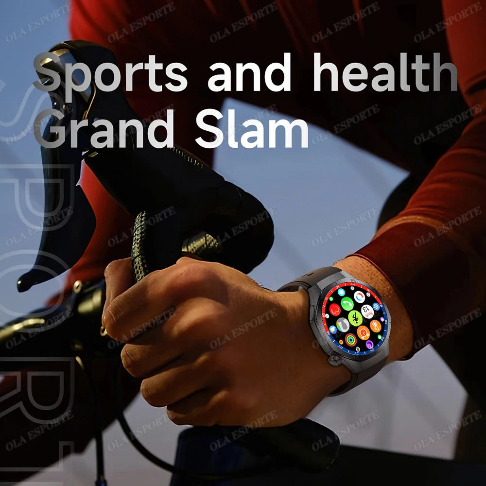 New Men Smart Watch 300mAh Large Battery HD AMOLED Screen Call Smartwatch Women Multiple Sports Modes Waterproof Sports Watches