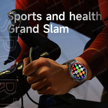 New Men Smart Watch 300mAh Large Battery HD AMOLED Screen Call Smartwatch Women Multiple Sports Modes Waterproof Sports Watches