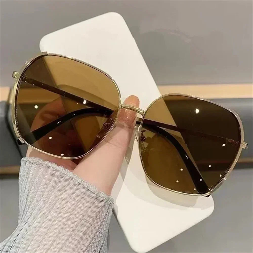 2024 Women Oversized Polarized Sunglasses Fashion Gradient Shade Sunglasses Uv400 Outdoor Sports Sunglasses Men Glasses Eyewear