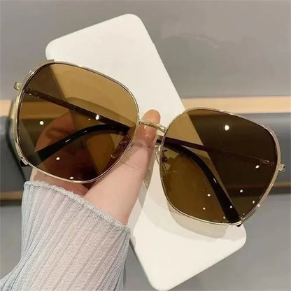 2024 Women Oversized Polarized Sunglasses Fashion Gradient Shade Sunglasses Uv400 Outdoor Sports Sunglasses Men Glasses Eyewear