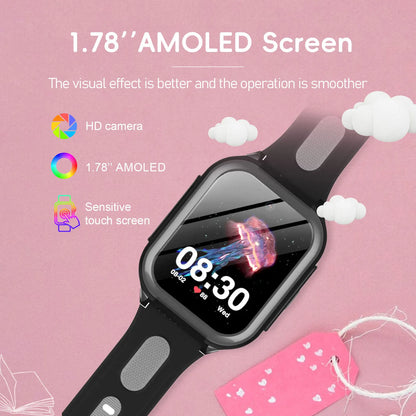 Wonlex 4G Children Smart Watch GPS WiFi Camera Monitor Tracker Phone Watch KT31-X2 Video Call SOS IP67 Waterproof Kid Smartwatch