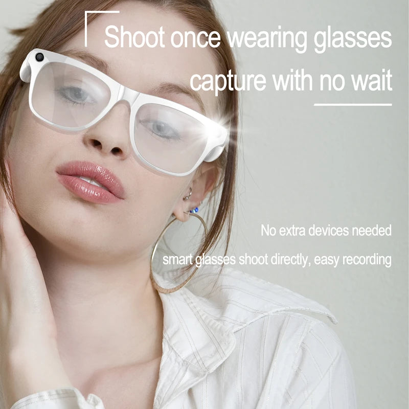 4K HD AI Smart Glasses Photochromic Glasses Video Recording Bluetooth Call Glasses Music Player Translate Glasses For Xiaomi