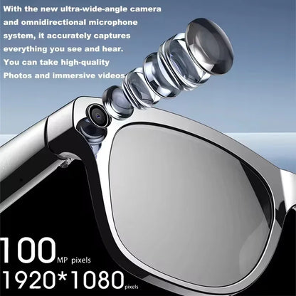 Xiaomi 6K HD AI Smart Glasses Chat 260Mah Battery Voice Assistant Control GPT 100MP Camera Bluetooth Call  Smart Glasses 2025