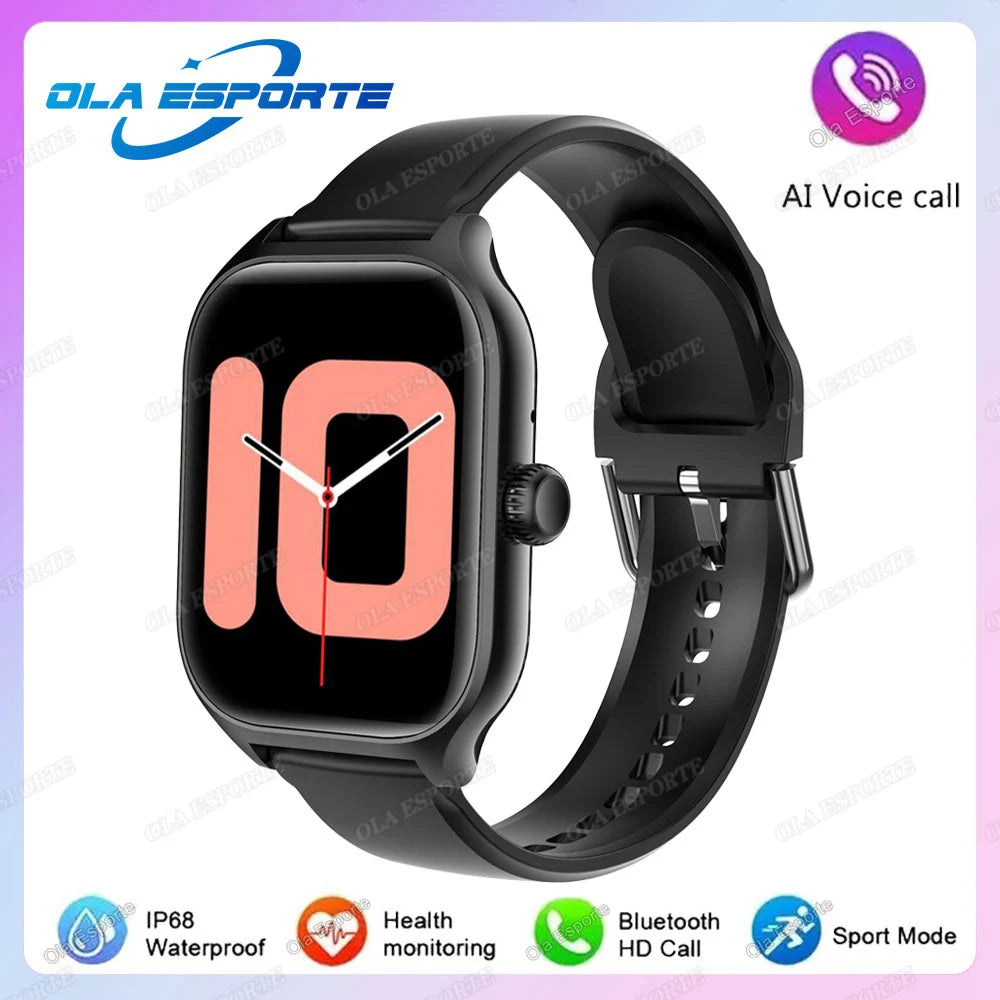 New Smart Watch Bluetooth Call Heart Rate Sleep Monitoring 100+ Sports Modes Pedometer IP68 Waterproof Smartwatch For Men Women