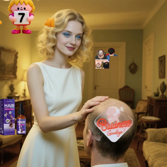 Hair Growth Essential Loss Regrowth Treatment Strengthens Hair Nourishes Scalp Light Weight Non Greasy Improve Scalp Circulation