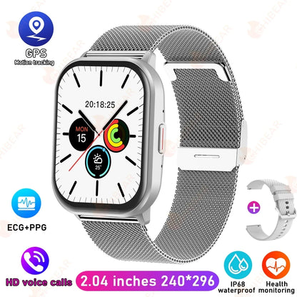 2025 New For Xiaomi Huawei Samsung Smart Watch Men Women Heart Rate Blood Pressure Fitness Tracker Bluetooth Call Smartwatch Man