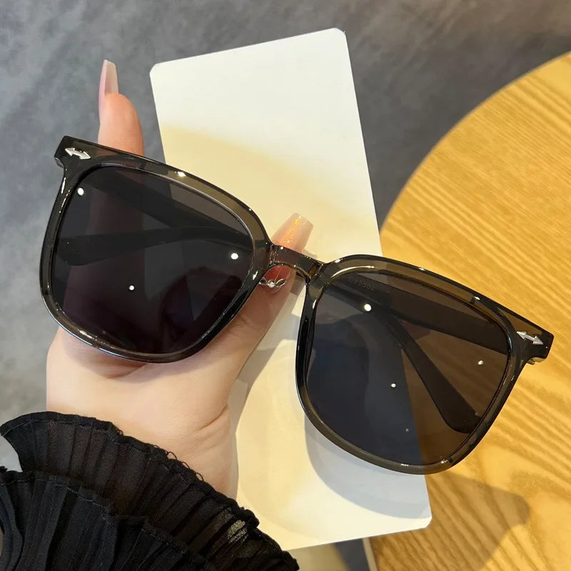 New Vintage Rectangle Glaases Frame Men Women Brand Designer Square Sunglasses Frame Fashion Luxury Sun Glasses Oculus UV400