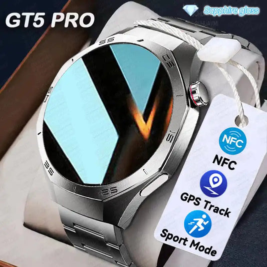 2025 For Huawei GT5 Pro Smartwatches Men HD AMOLED Screen GPS trajectory Health Monitor BT Call 1.52" Fitness Smartwatches IP68