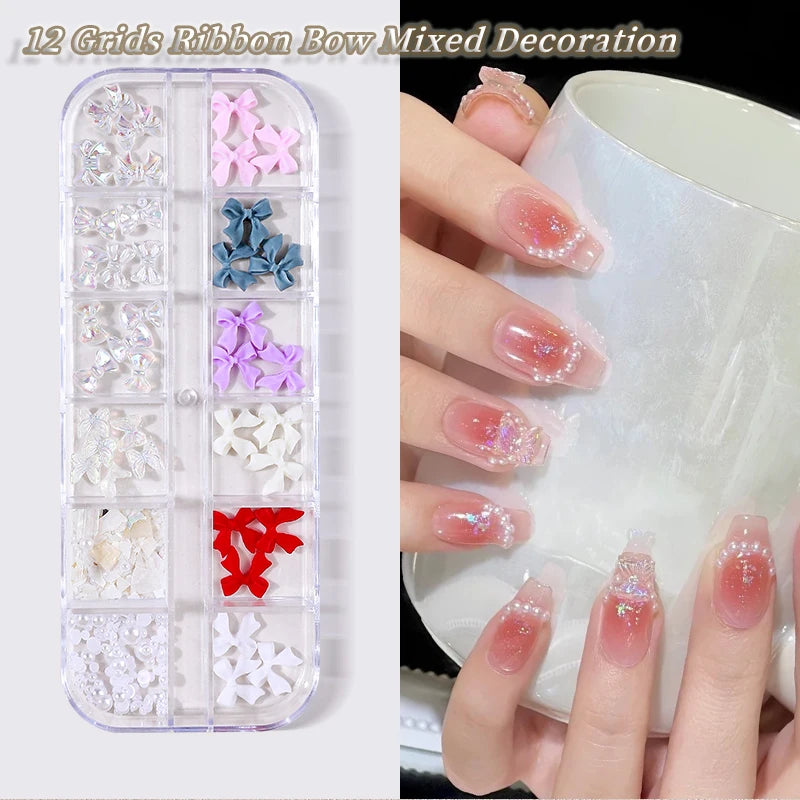 Nail Art Accessories - Charms, Rhinestones & Decorations, Nail Supplies with Art Parts & Figures