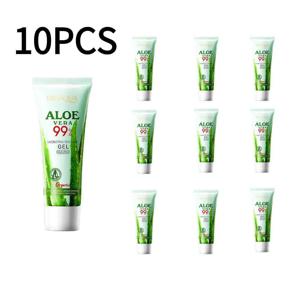 50ML Aloe Vera Gel Hydrating Soothing Moisturizing Skin Care Refreshing Restoration Natural Organic Pure Formulation