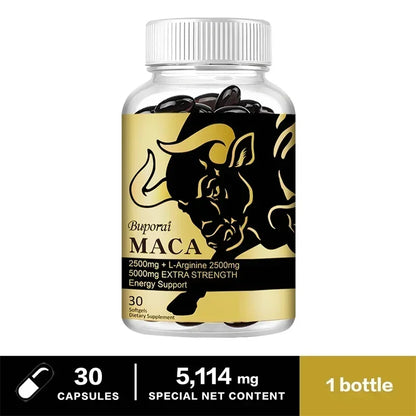 Maca Root Supplement - Boost Endurance & Strength, Relieve Fatigue and Promote Blood Circulation, Promote Muscle Growth
