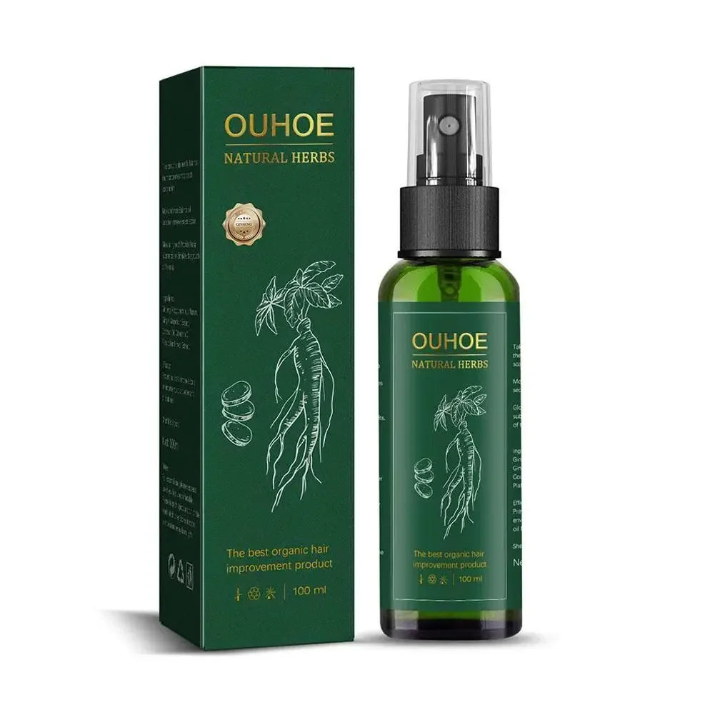 100ml Ginseng Hair Essence Moisturizes Anti Hair Loss Hair Strengthen Repair Hair Oil Roots Dry Frizzy Product Spray Care F3Y8