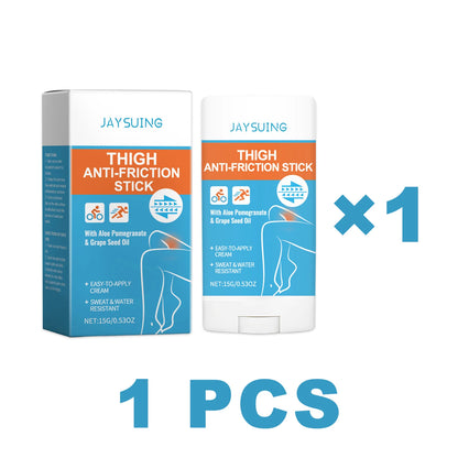 Jaysuing Thigh Smooth Anti-Friction Cream Stick Reduce Friction Reduce Inflammation for Running Cycling Anti Sweat Skin Cream