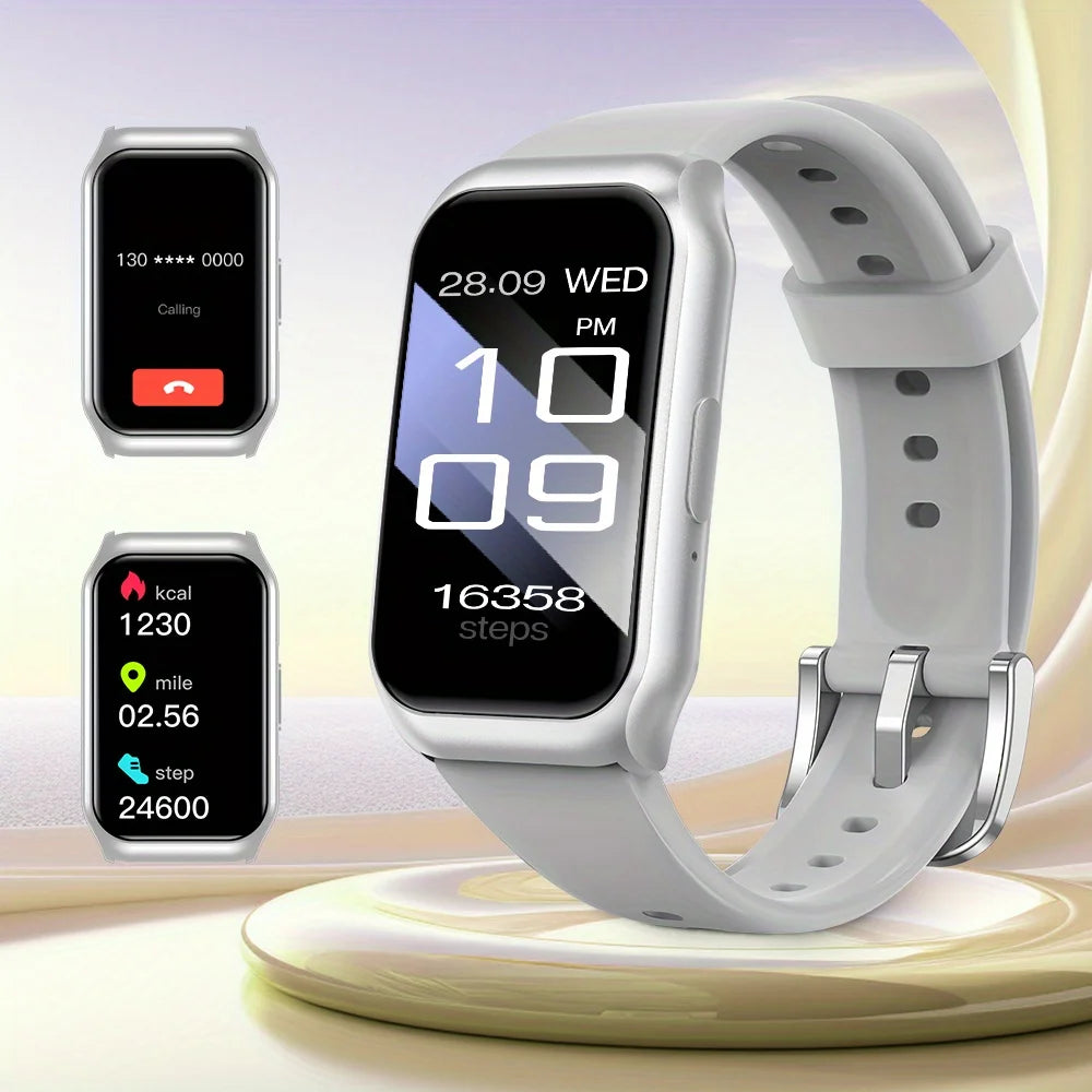 KESHUYOU Men's Smart Bracelet Bluetooth Talking 1.45" HD 170*320 Heart Rate Pedometer Sports Monitoring Woman Smart Watch