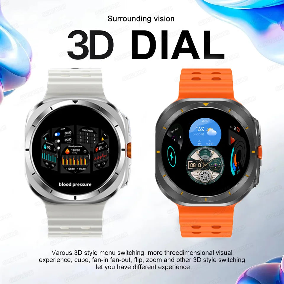 2025 Ultra 7 Smart Watch 32G Memory Video Play GPS NFC AMOLED Fitness Sport Waterproof Bluetooth call High-end Fashion Watches