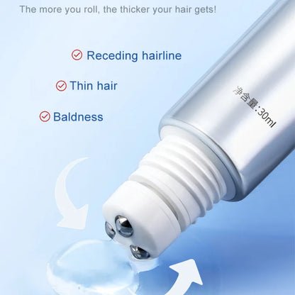 Anti-Hair Loss Roller Massage Hair Growth Serum Improve Hair Lose Care Biotin Herbal Serum Growth Nourishing Soothing Scalp Seru
