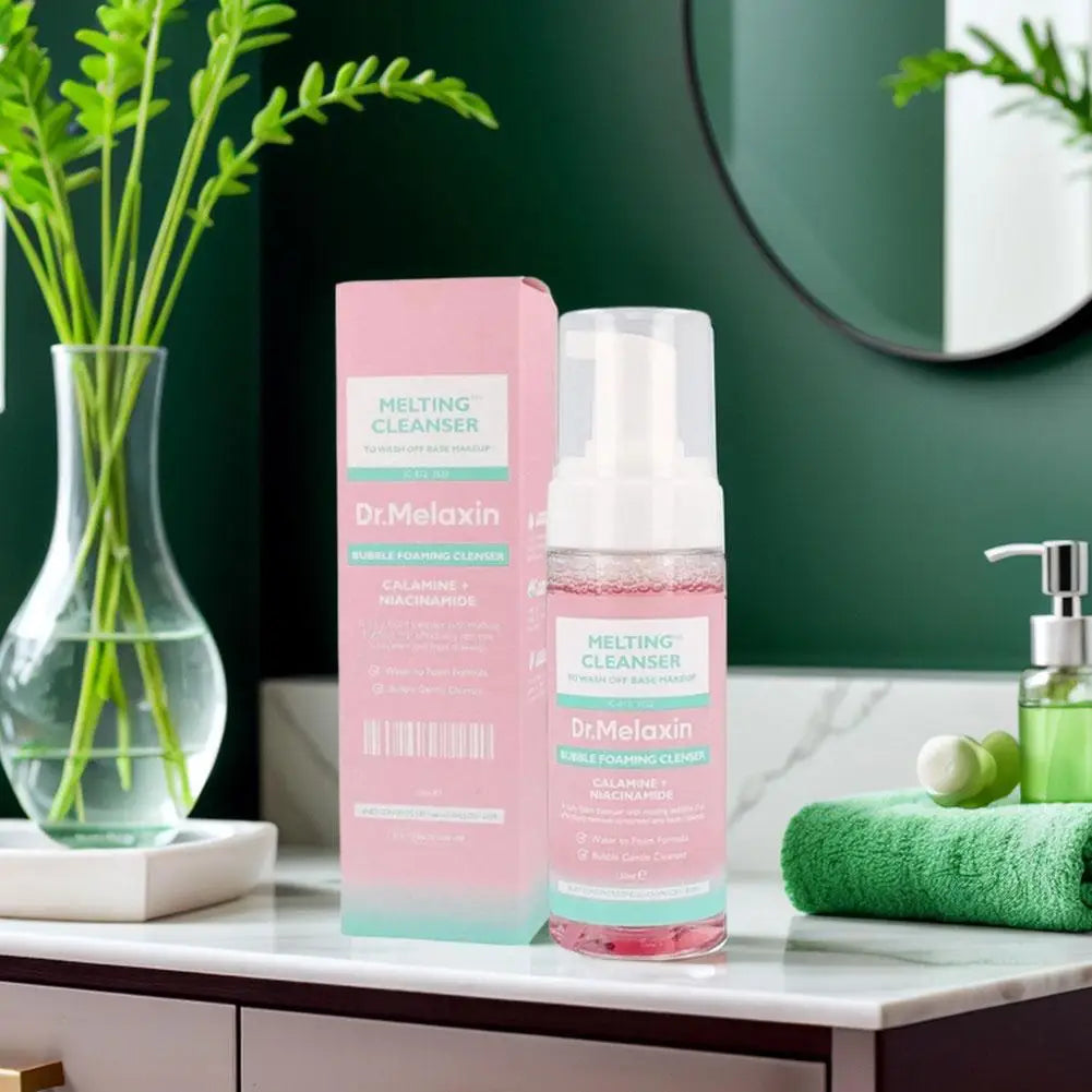 Dr.Melaxin Gentle Cleansing Milk 150ml Compact Foam Quickly Dissolves and Effectively Removes Makeup and Impurities