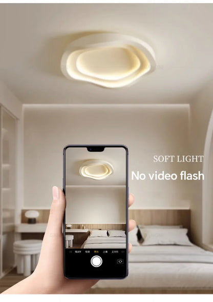Modern LED Ceiling Lamp for Living Dining Room Study Bedroom Geometry Ceiling Lights Indoor Home Decor Lighting Fixture Luster