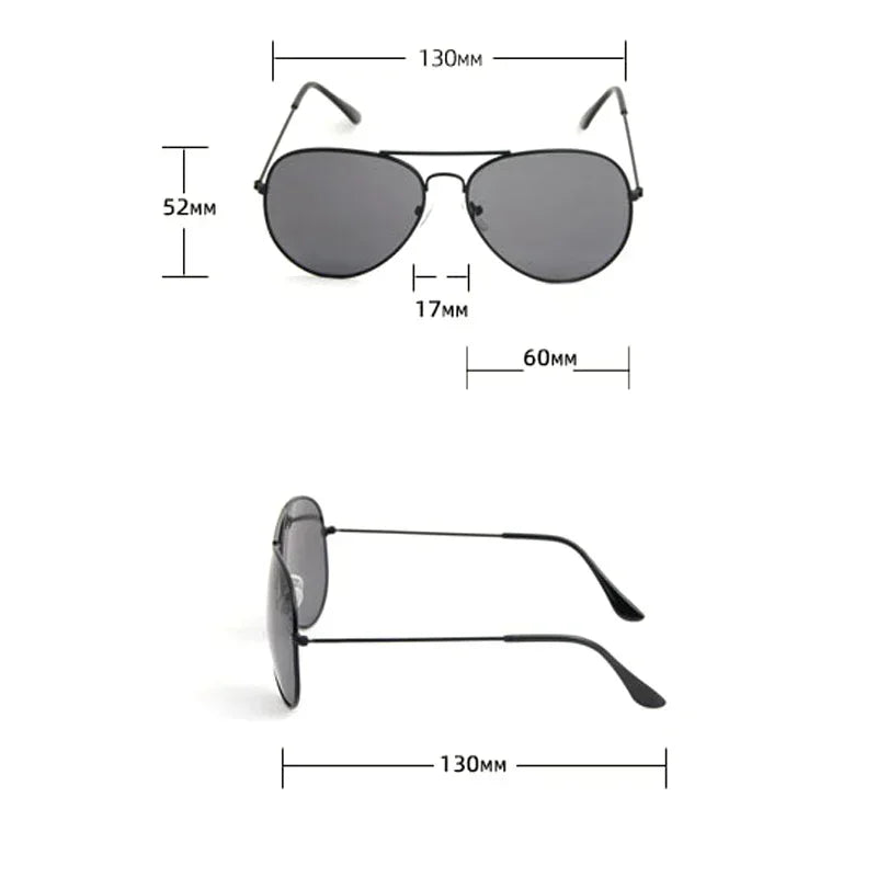 2025 New Vintage Pilot Sunglasses for Men Metal Frame Women Sun Glasses Fashion Oculos Masculino Outdoor Shades Sunglasses UV400