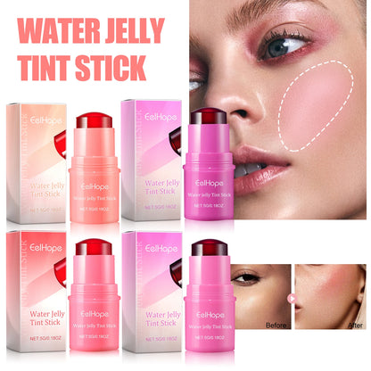 Milk Jelly Powder Blusher Moisturized Blusher Stick Long Lasting Brighten Matte Facial Contour Rouge Makeup Lip Tint
