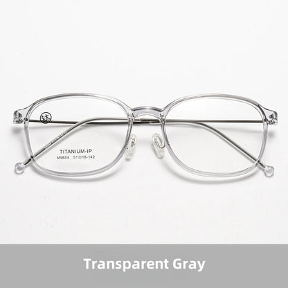 FIRADA 2025 Fashionable Comfortable Glasses Retro Ultra Light Titanium Optical Prescription Eyeglasses Frames For Women 9884-C