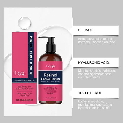 100ml Retinol Facial Serum For Face Anti-Aging Serum Hydrating Nourishing Moisturizing Face Skin Care For Women Facial Essence