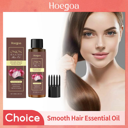 Red Onion Hair Growth Oil Hair Regeneration Thicker Prevent Loss Nourish Hair Root Repair Damaged Scalp Hair Regrowth Essence