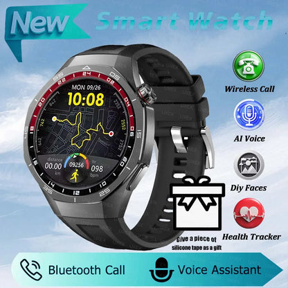 Business Watch Pro Smart Watch 1.52 HD Full Screen GPS Tracker Wireless Call Health Tracker Christmas Gift Smartwatch Men Women