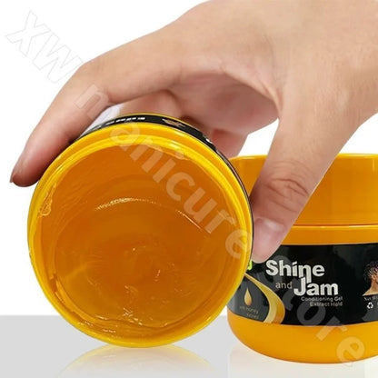 Shine and Jam Edge Control Hair Wax Dreadlocks Gel Braid Hair Moisturizing Styling Oil Nourishing and Smooth